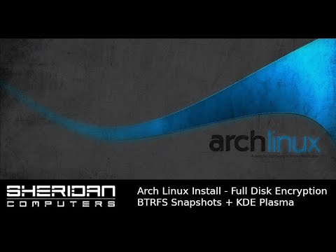 How to install Arch Linux with full disk encryption