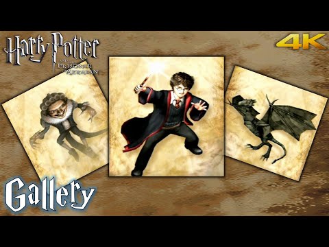 Harry Potter and the Prisoner of Azkaban PS2 'Gallery' Walkthrough (4K)