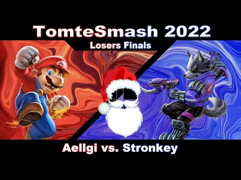 TomteSmash 2022 Losers Finals - Aellgi (Mario) vs. Stronkey (Wolf) SSBU Tournament