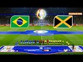 BRAZIL vs JAMAICA - COPA AMERICA 2024 FINAL - FULL MATCH ALL GOALS | PES 21 GAMEPLAY