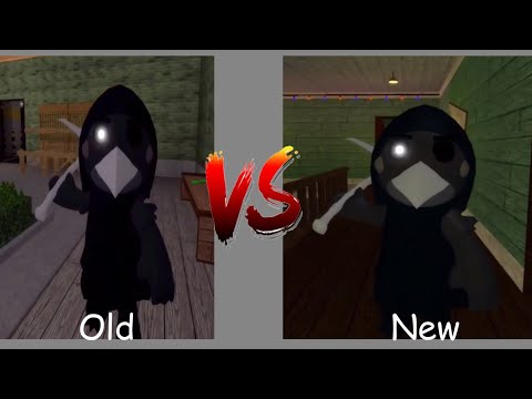 PIGGY [BOOK 2] THE HAUNTING OLD CROVE HITSOUND JUMPSCARE VS NEW CROVE HITSOUND JUMPSCARE