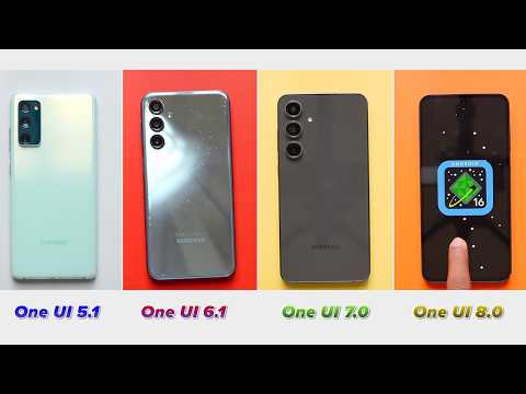Samsung One UI 5.1 to 8.0 Every MAJOR Change Comparision! (Good/Bad)