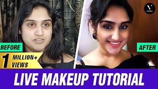 Live Makeup Tutorial | #CasualMakeUp (Product Details @ Description) | VV&#39;s Make Up Kit