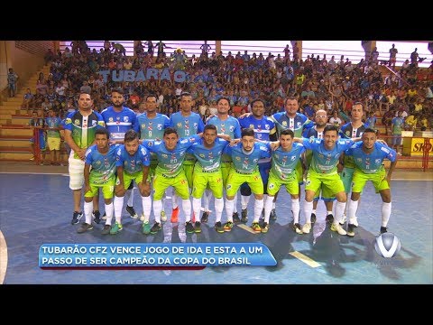 Tubarão CFZ 3X2 Horizonte-CE - Matéria do 1º jogo da Final da Copa do Brasil de Futsal 2017