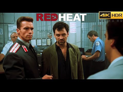 Red Heat Arnold Schwarzenegger James Belushi Classic Movie Clip 4K HDR