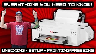 INKSONIC C13A DTF Printer Setup & Review | Best Small DTF Machine for Beginners