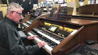 2nd Video of Leith Ewert Playing beautiful orchestral sounds on pre loved Roland AT800 Atelier Organ