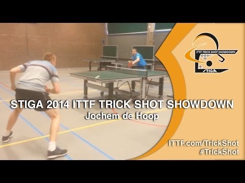 Jochem de Hoop - STIGA 2014 Table Tennis TrickShot Showdown