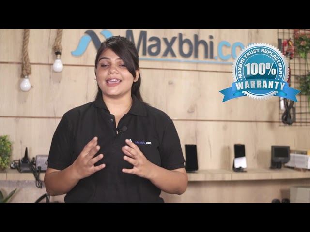 Product video thumbnail for LCD with Touch Screen for Intex Aqua Power IV - Black (display glass combo folder)