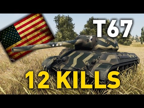 World of Tanks || T67 - 12 KILLS - 1 vs 8...