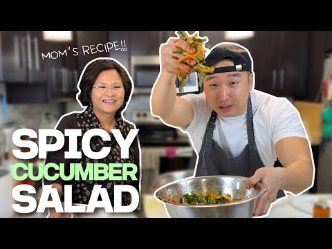 Easy Korean Spicy Cucumber Salad (Oi-muchim) | Mama Cho Series