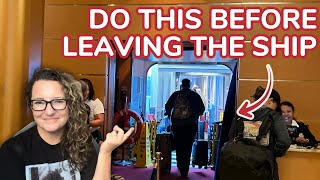 How disembarkation works on a Disney cruise