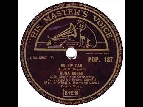 UK New Entry 1956 (49) Alma Cogan [Desmond Lane, penny whistle] - Willie Can