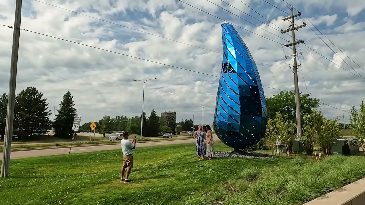 New Muskegon sculpture ‘One Drop’ pays homage to city's water and unity