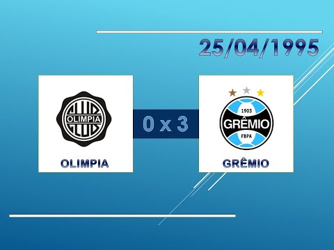 JOGO COMPLETO: Olimpia 0 x 3 Grêmio - 25/04/1995 - Copa Libertadores