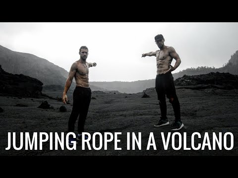 Jumping Rope In An Active Volcano