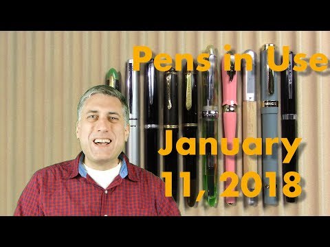 Pens in Use - January 11, 2018