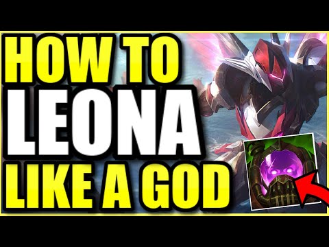 HOW TO PLAY LEONA LIKE A GOD IN SEASON 11! RANK 1 LEONA GUIDE - League of Legends
