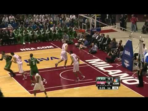 Rajon Rondo 17 points in the 1st quarter vs Armani Milano (move of  the night) full highlights HD