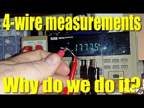 Why do we use 4 wire resistance measurements?