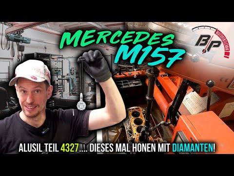 New ALUSIL honing process with diamonds! Mercedes V8 M157! And Björn's conclusion?!? | BP Motoren...