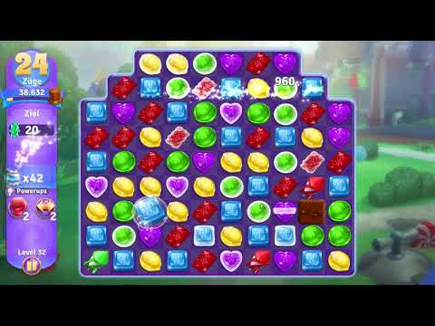 Wonka's World of Candy Level 32 no booster [Gameplay Walkthrough] [Zynga]