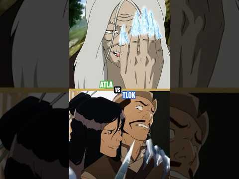 Icebending in ATLA vs. LOK #shorts