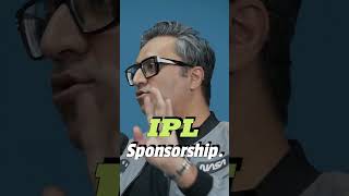 Ashneer Grover : IPL Sponsorship Logo On Player. IIT #sharktankindia #sharktank