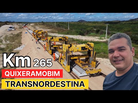 Obras Transnordestina Km 265 22/07/2026 Quixeramobim Ceará 