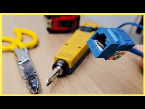 wiring cat 6 rj45 jack