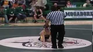 preview picture of video 'Devan Maxwell, Streetsboro vs Mogadore 86# Youth Varsity Wrestling 2008'