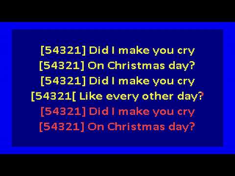 Did I Make You Cry On Christmas Day - Peach Pit