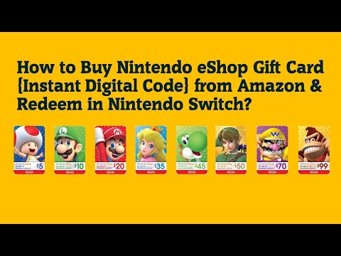 How to Buy Nintendo eShop Gift Card {Instant Digital...