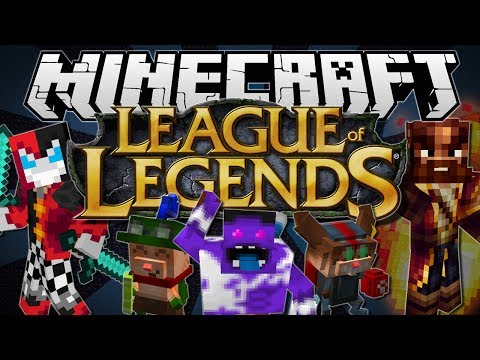 DanTDM - Minecraft | LEAGUE OF LEGENDS! (Champions, Weapons, Magic & More!) | Mod Showcase