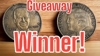 Two headed coin GiveAway Winner.