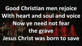 Good Christian Men Rejoice - Instrumental with Lyrics (no vocals)
