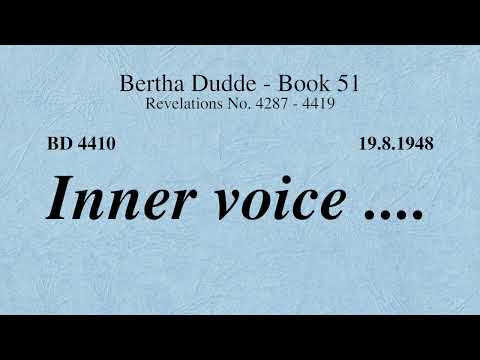 BD 4410 - INNER VOICE ....