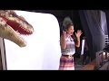 Prank Video Dinosaur Scares FOX 11 Anchors During Photo Shoot
