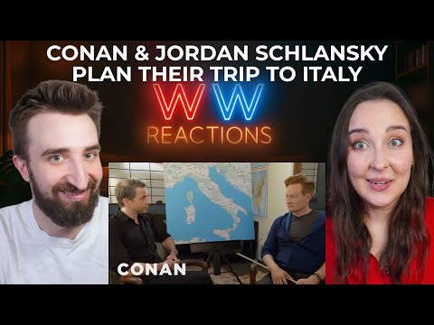 MAMMA MIA!┃Conan & Jordan Schlansky Plan Their Trip to Italy┃REACTION