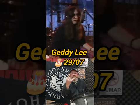 Geddy Lee: O monstro do baixo e voz do Rush! 🎤🎸 aniversário hoje 28/07 @rush #rock