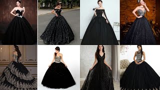 VESTIDOS PARA 15 AÑOS EN TONOS NEGROS | DRESSES FOR 15 YEARS OLD IN BLACK TONES