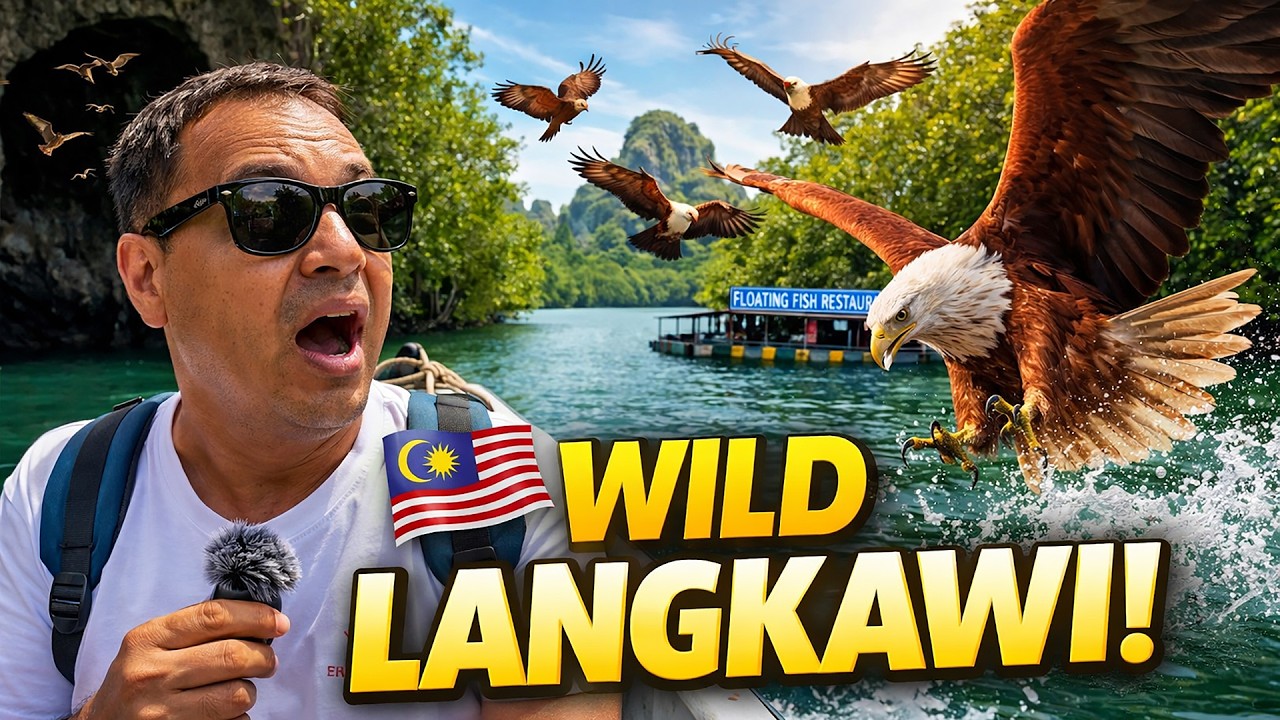 I Didn't Expect This in Langkawi… Bats, Monkeys & Eagles! 🇲🇾