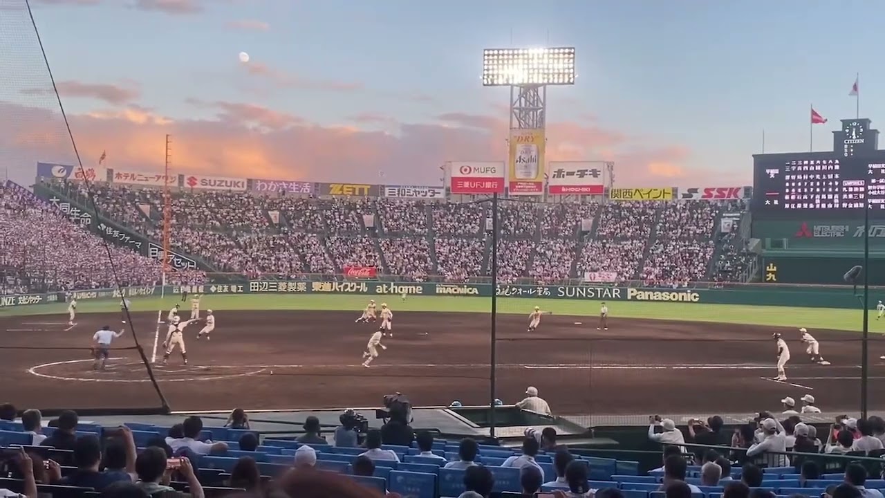 【神采配】早実vs大社　内野手5人シフト #甲子園