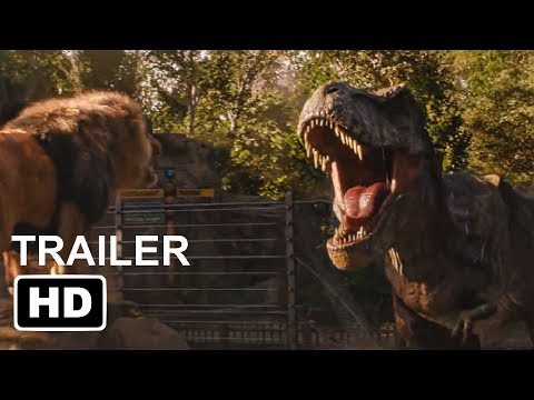 JURASSIC WORLD 2 - Trex vs Lion Trailer (2018) Chris Pratt Dinosaur Movie HD