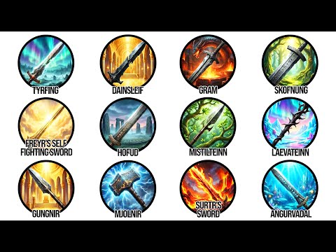 Every LEGENDARY WEAPON from Norse Mythology Explained in 19 Minutes