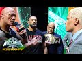 The Rock Slaps Cody Rhodes WrestleMania XL Kickoff