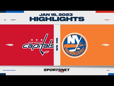 NHL Highlights | Capitals vs. Islanders - January 16, 2023