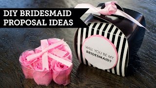 "Will You Be My Bridesmaid?" Proposal Ideas | BalsaCircle.com