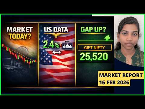 Pre Market Report | 16-02-2026 | #nifty #banknifty | IT & BANKS in Trouble?