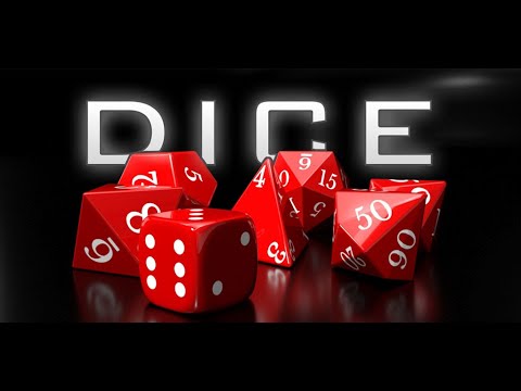 Dice for tabletop game and RPG video thumbnail